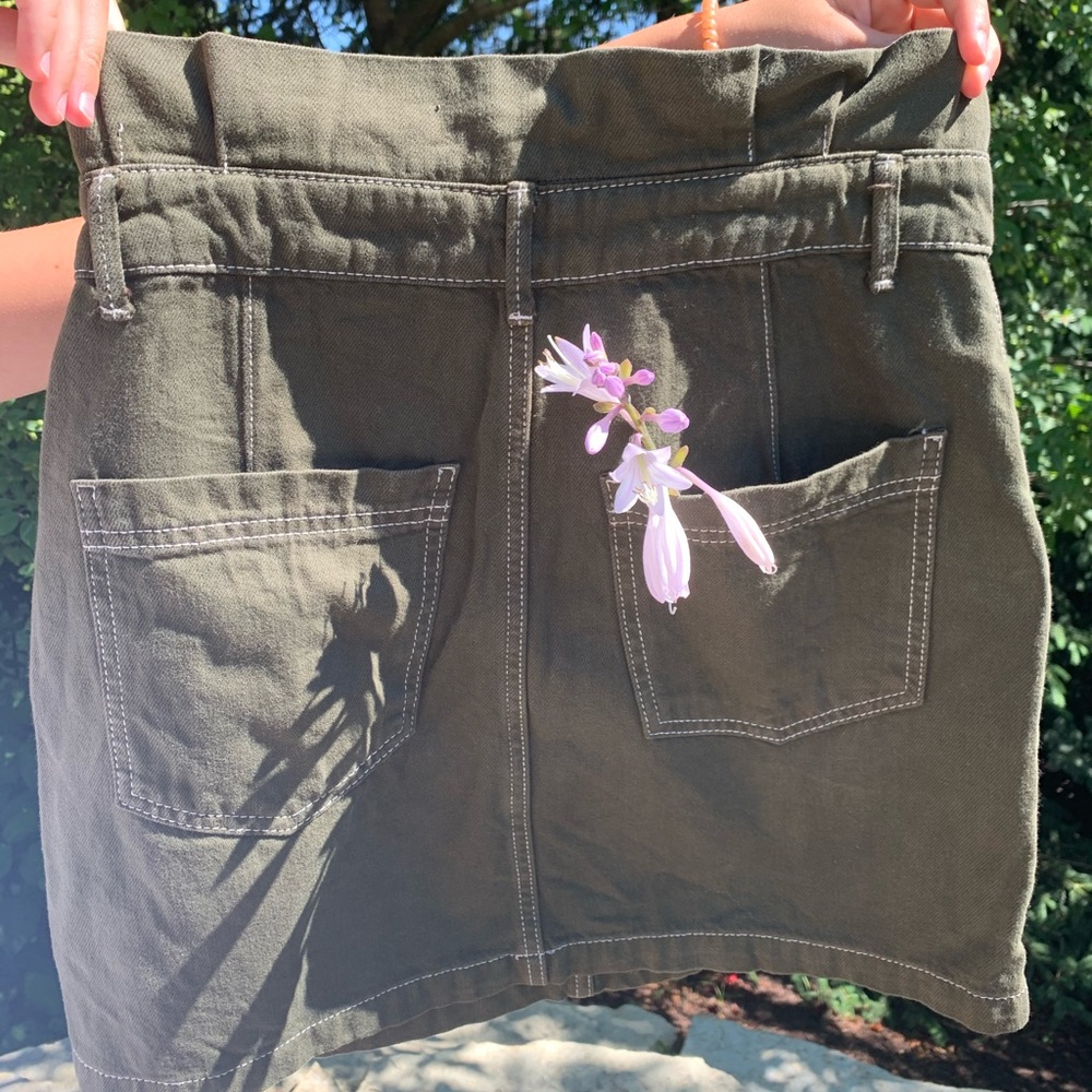 Free People Jean skirt